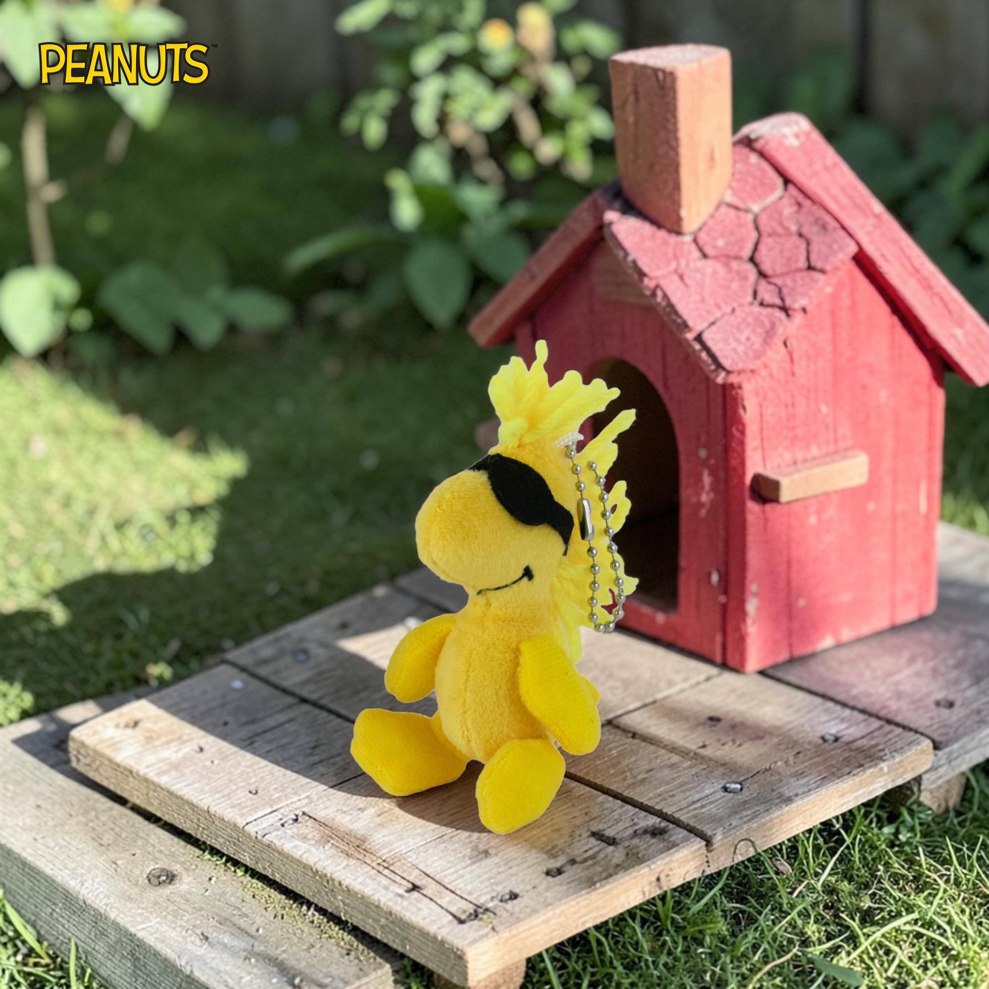 Alt View 2. Super Impulse - World's Smallest Peanuts Plush | Woodstock - Yellow.