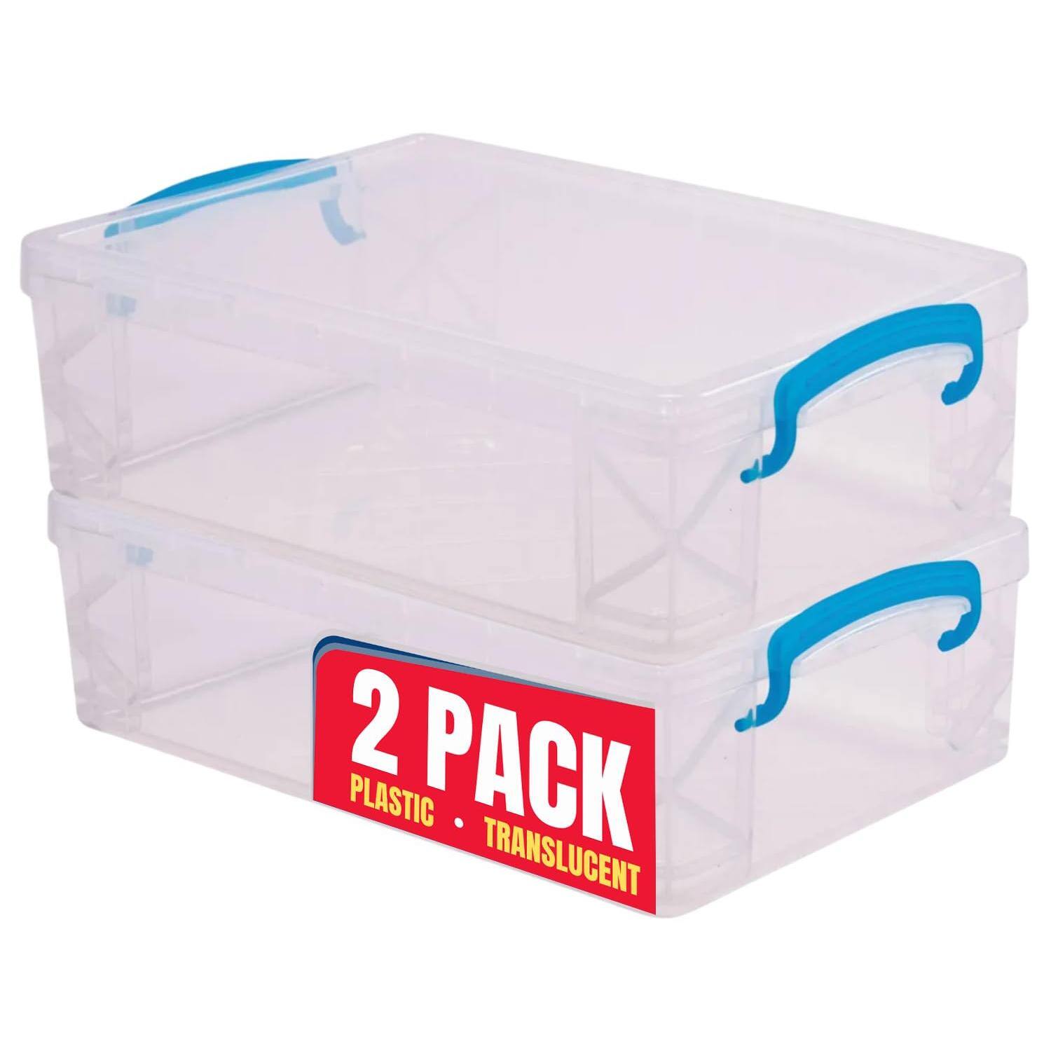 2 PACK  
PLASTIC • TRANSLUCENT