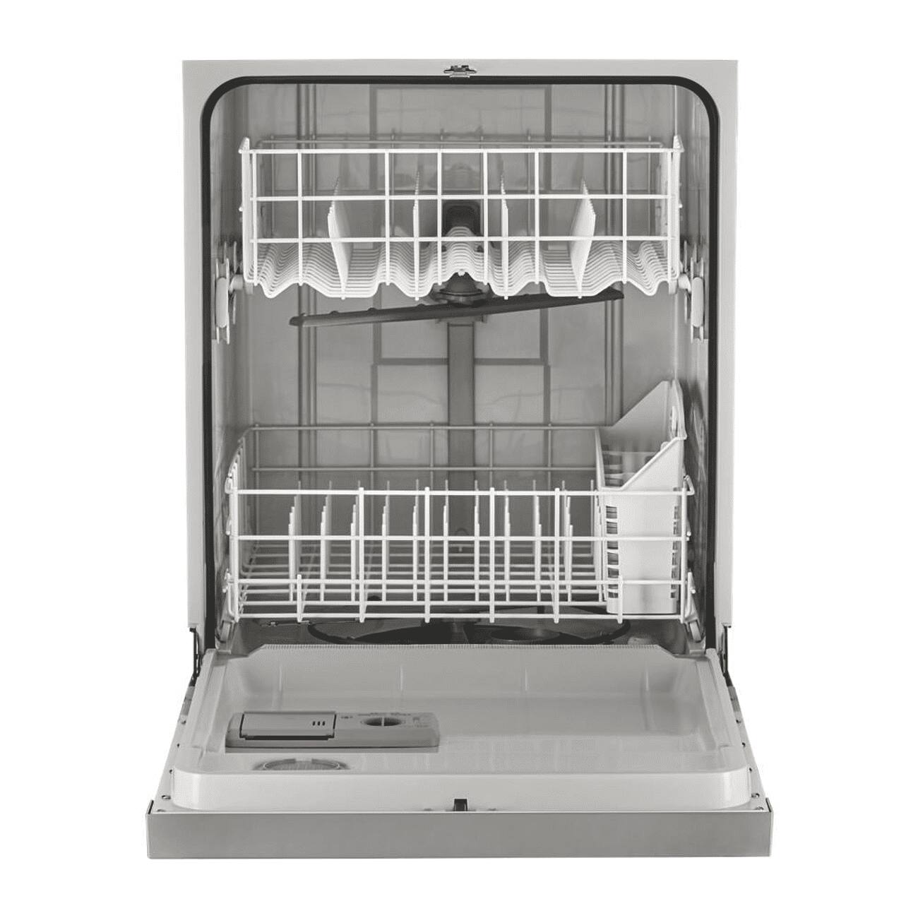 Alt View 9. Whirlpool - 24 inch Front Control Built-In Dishwasher with Boost Cycle and 57 dBA - Stainless Steel.