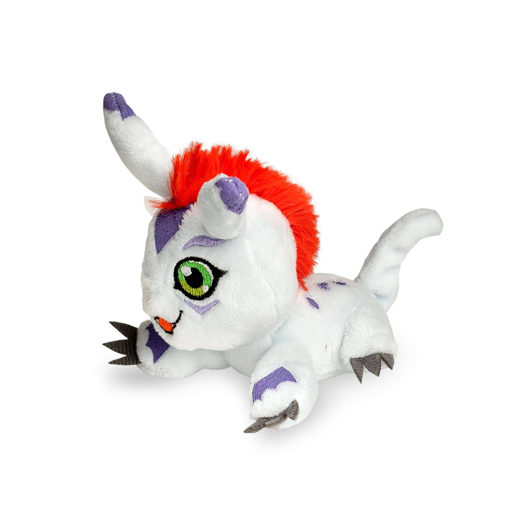 Alt View 1. Bandai - Digimon 4 Inch Mini Character Plush | Gomamon - White.