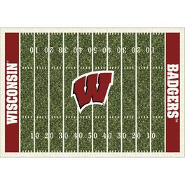 Imperial - Wisconsin Badgers 3'10" x 5'4" Homefield Rug - Black