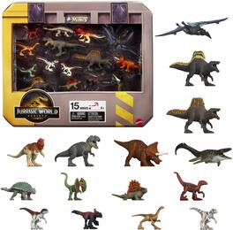 Mattel - Jurassic World: Rebirth Mini Dinosaur 15-Pack - COLLECTABLES - Multicolor