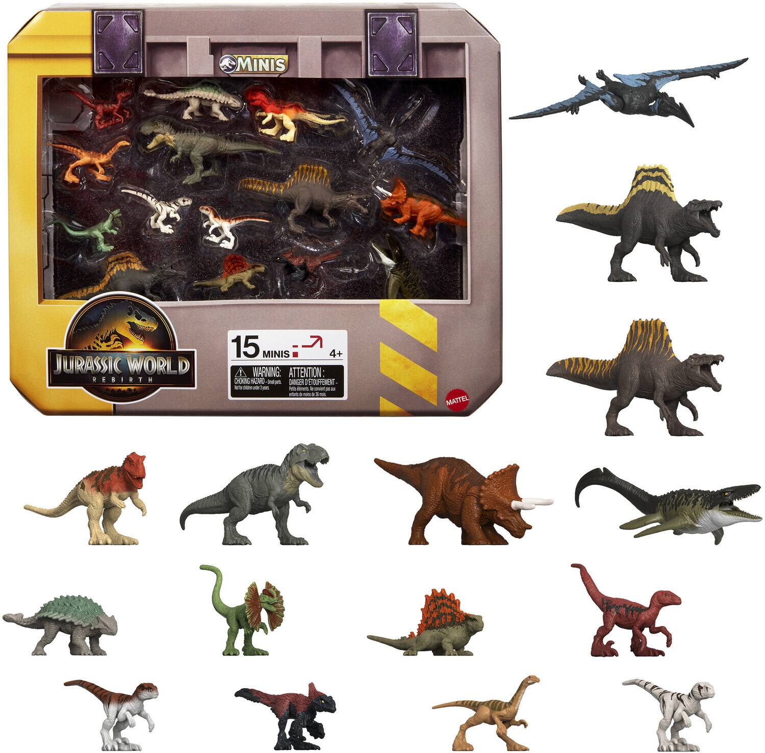 Mattel - Jurassic World: Rebirth Mini Dinosaur 15-Pack - COLLECTABLES