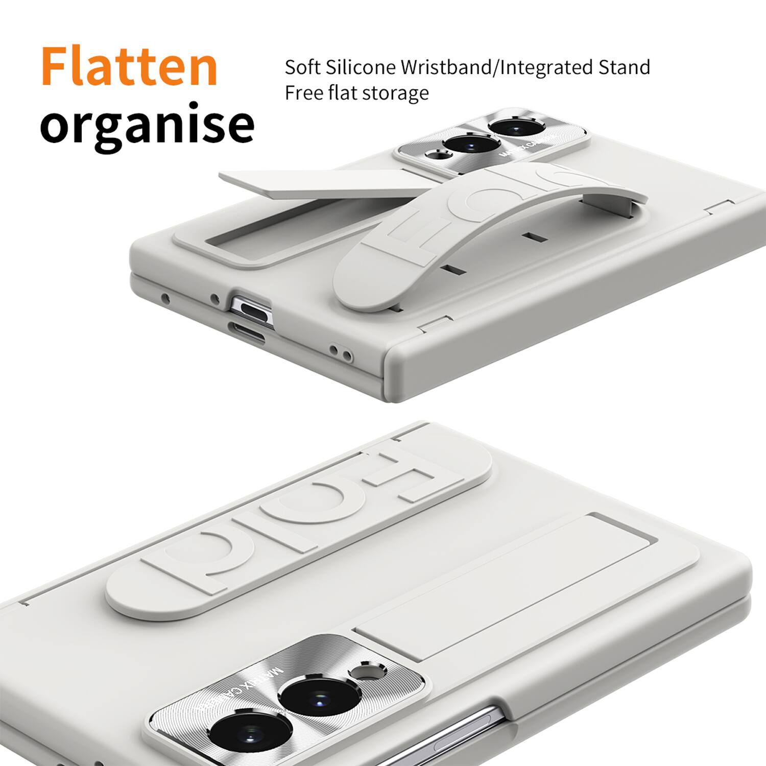 Dteck Full Body Case for Samsung Galaxy Z Fold8,Shockproof Slim Stand ...