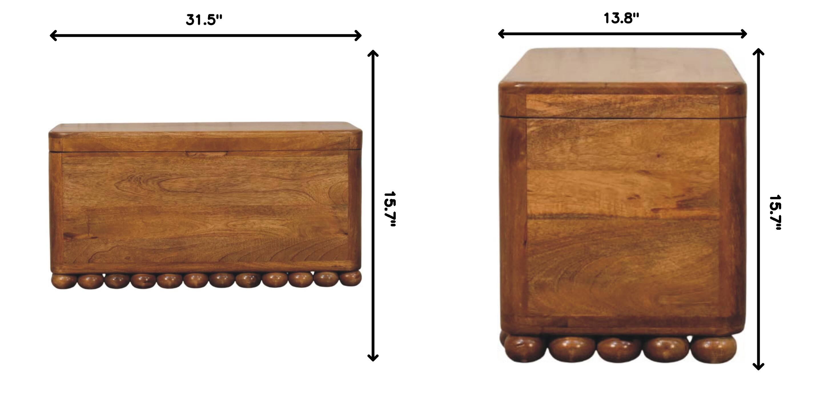 31.5" x 13.8" x 15.7"