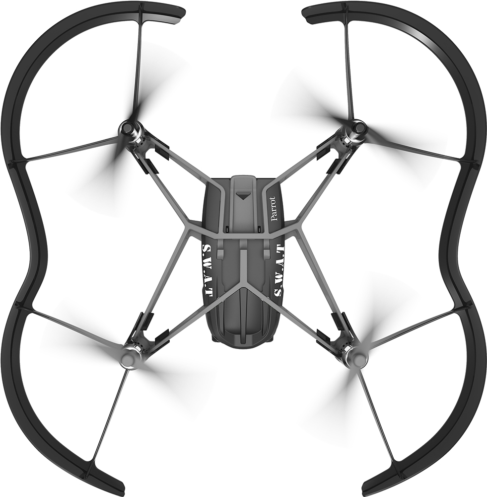 Best Buy: Parrot Airborne Night SWAT Drone Black 46011BBR