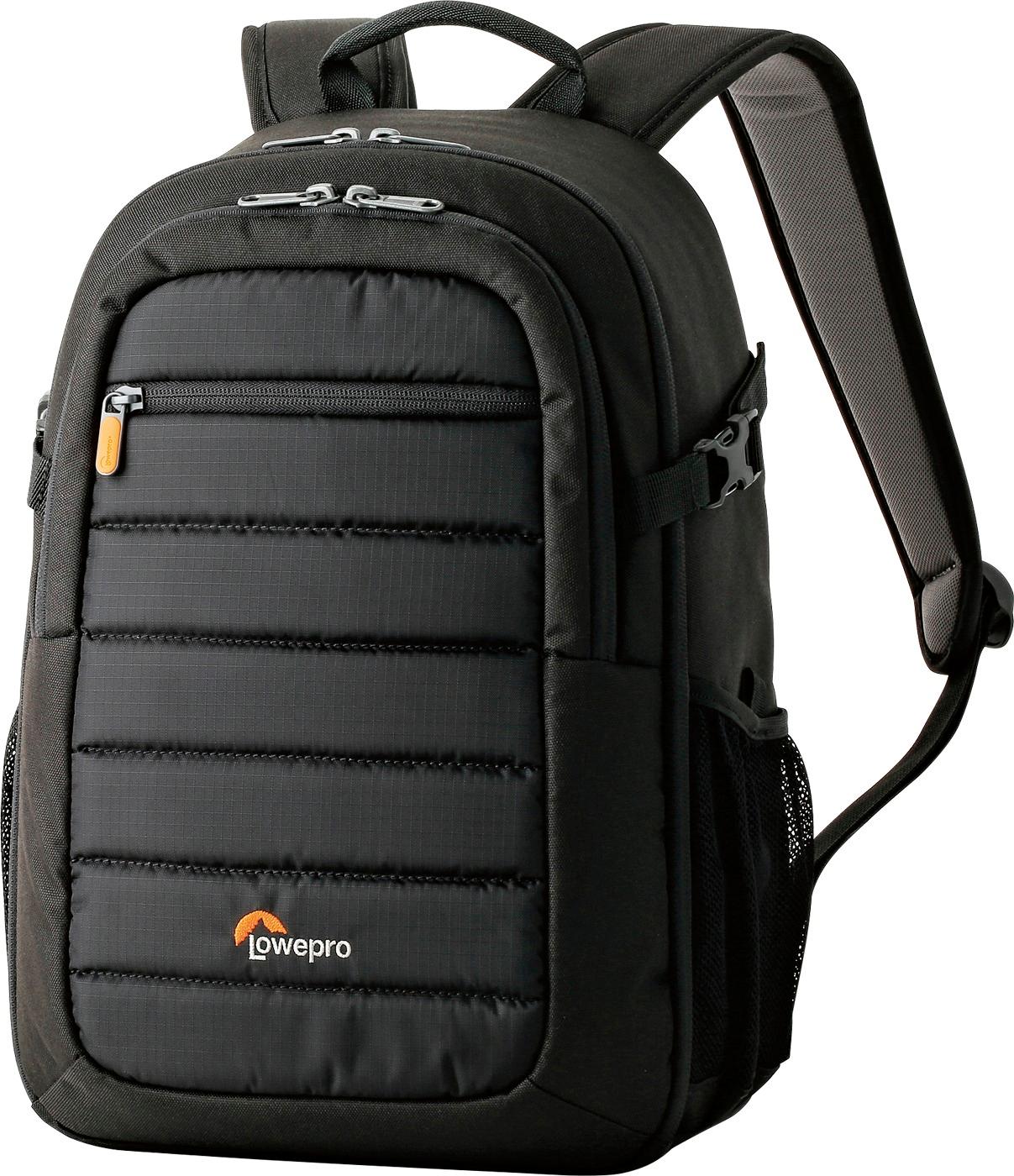 Left View: Lowepro - Tahoe Camera Backpack - Black