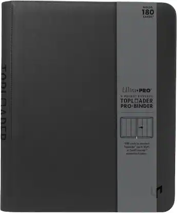 toploader card binder Invested Alliance 9pkt Blue quality zip Gemloader: Premium toploader binder [216