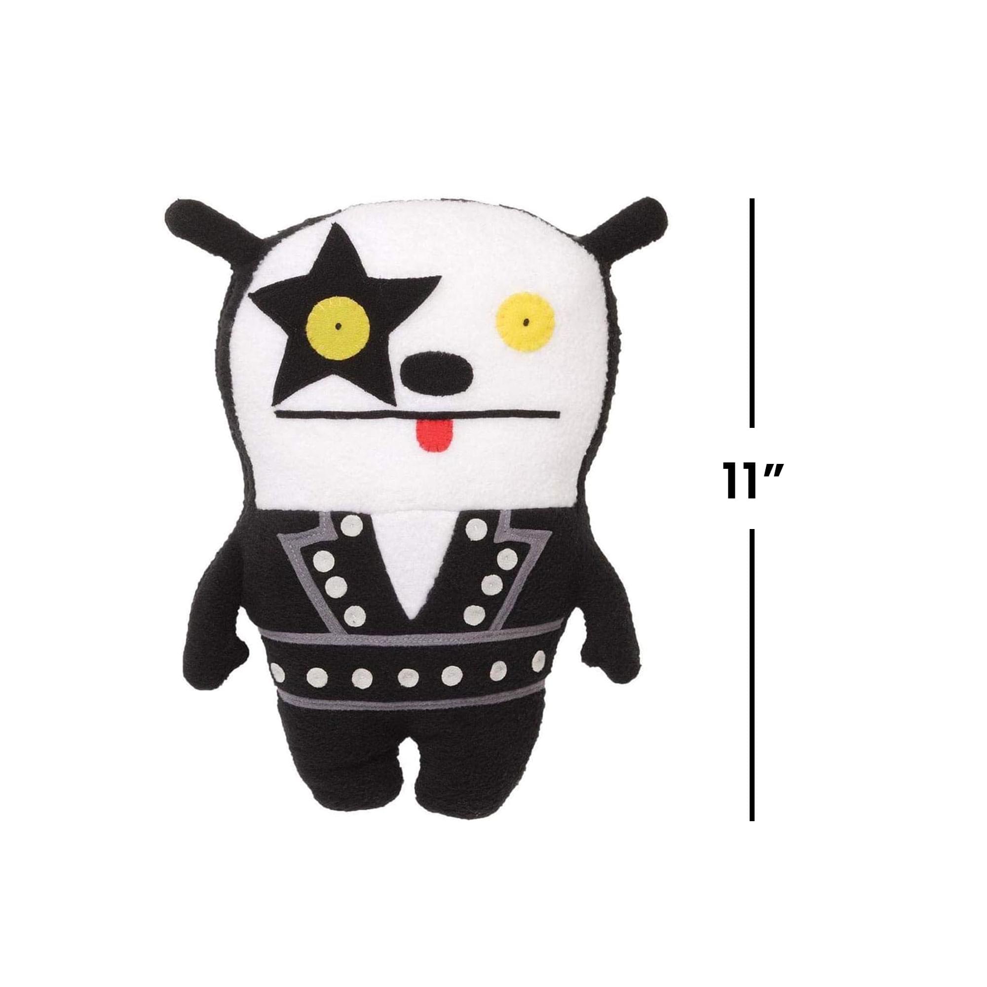 Alt View 2. Enesco - Ugly Doll Kiss 11" Plush Starchild - Black/White.