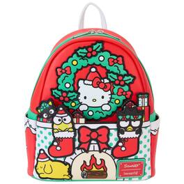 LoungeFly - Sanrio Hello Kitty Winter Wonderland Red Mini Backpack - Multicolored