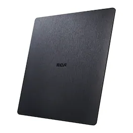 RCA - Amplified Indoor Flat Multi-Directional HDTV Antenna - Black