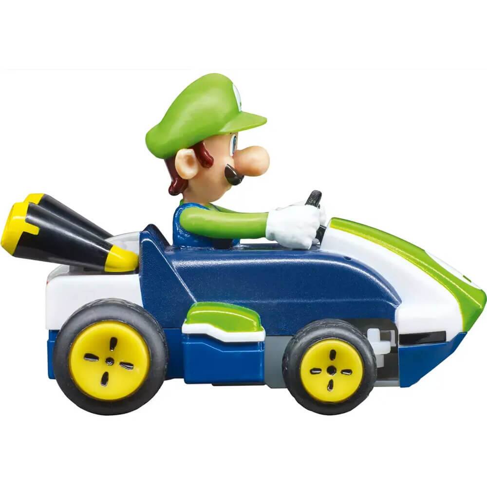 Alt View 1. Carrera - Carrera 370430003 Nintendo Mario Kart Mini RC Remote Control Car - Luigi - Black.