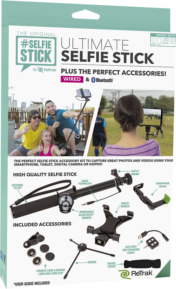 Best Buy: ReTrak Ultimate Selfie Stick Kit ETSELFIESS