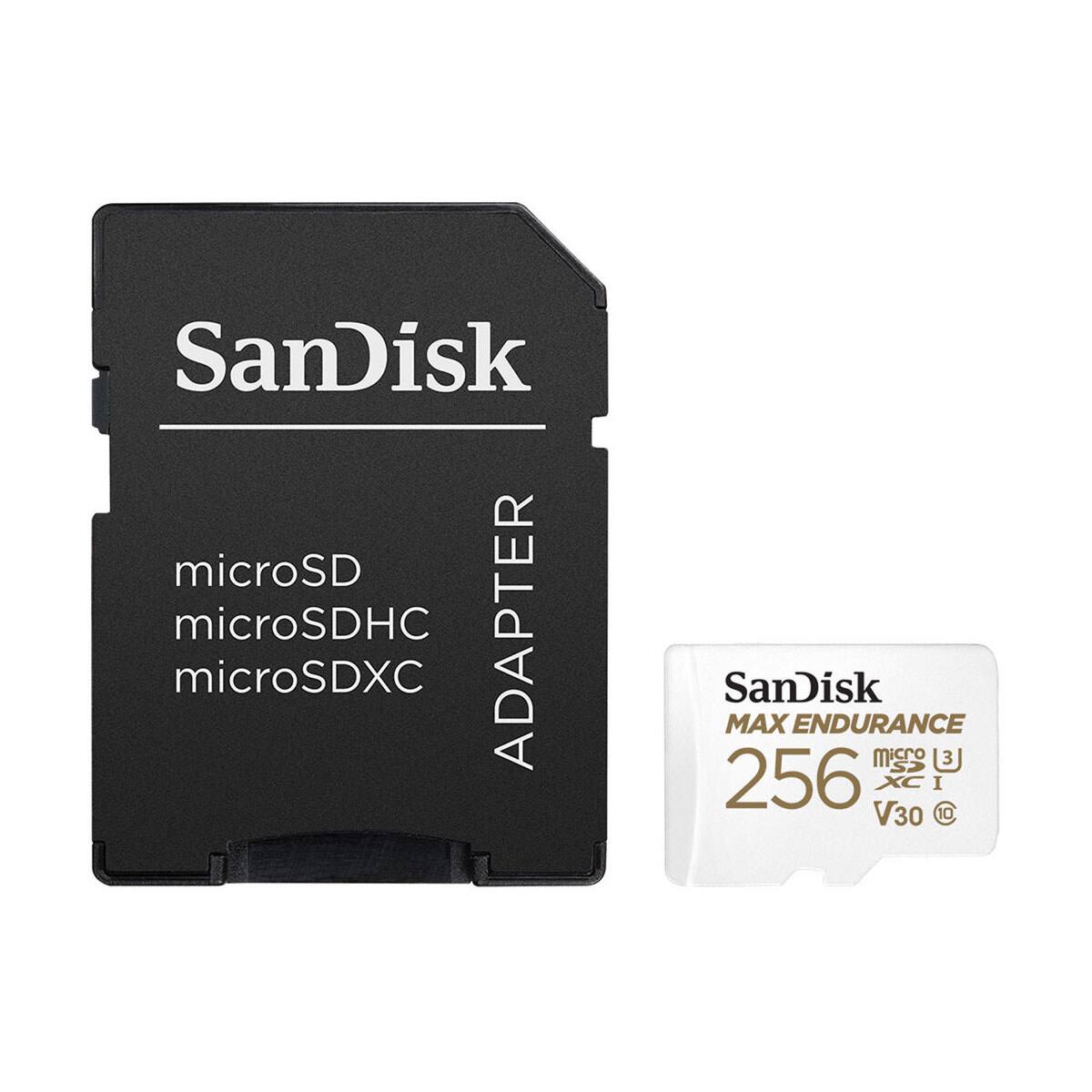 SanDisk microSD microSDHC ADAPTER microSDXC

SanDisk MAX ENDURANCE microSDXC I V30 C10
