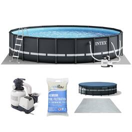 Intex - Ultra XTR Frame 20'x48" Above Ground Pool and OptiFlow Premium Filter Sand