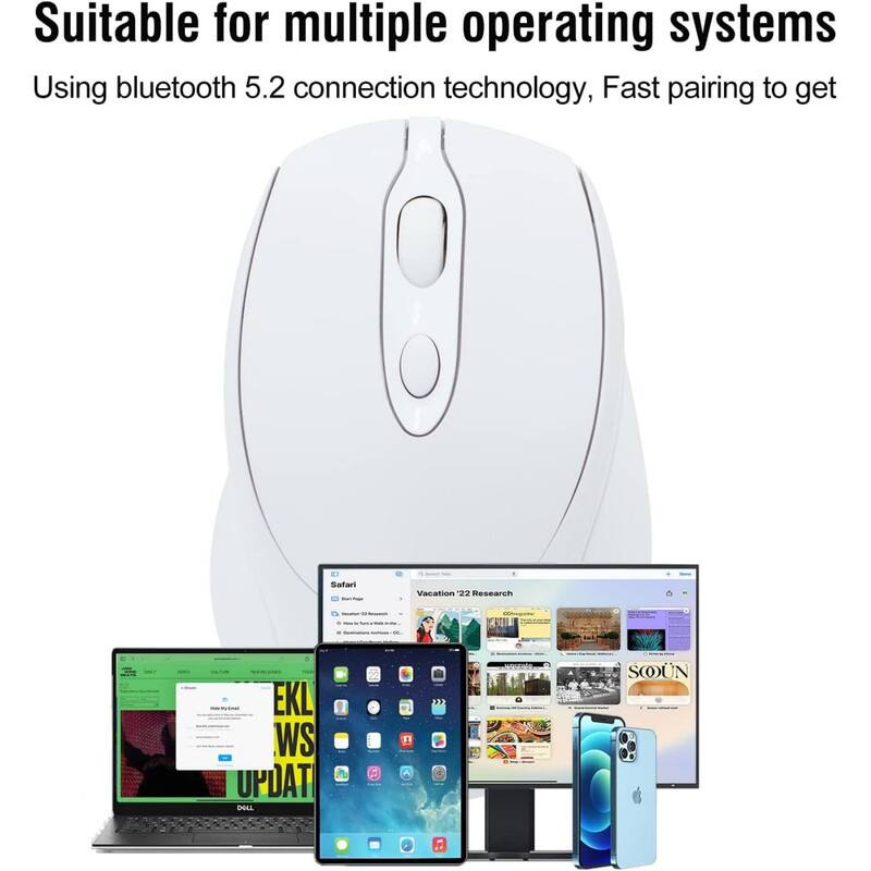 Suitable for multiple operating systems  
Using bluetooth 5.2 connection technology, Fast pairing to get