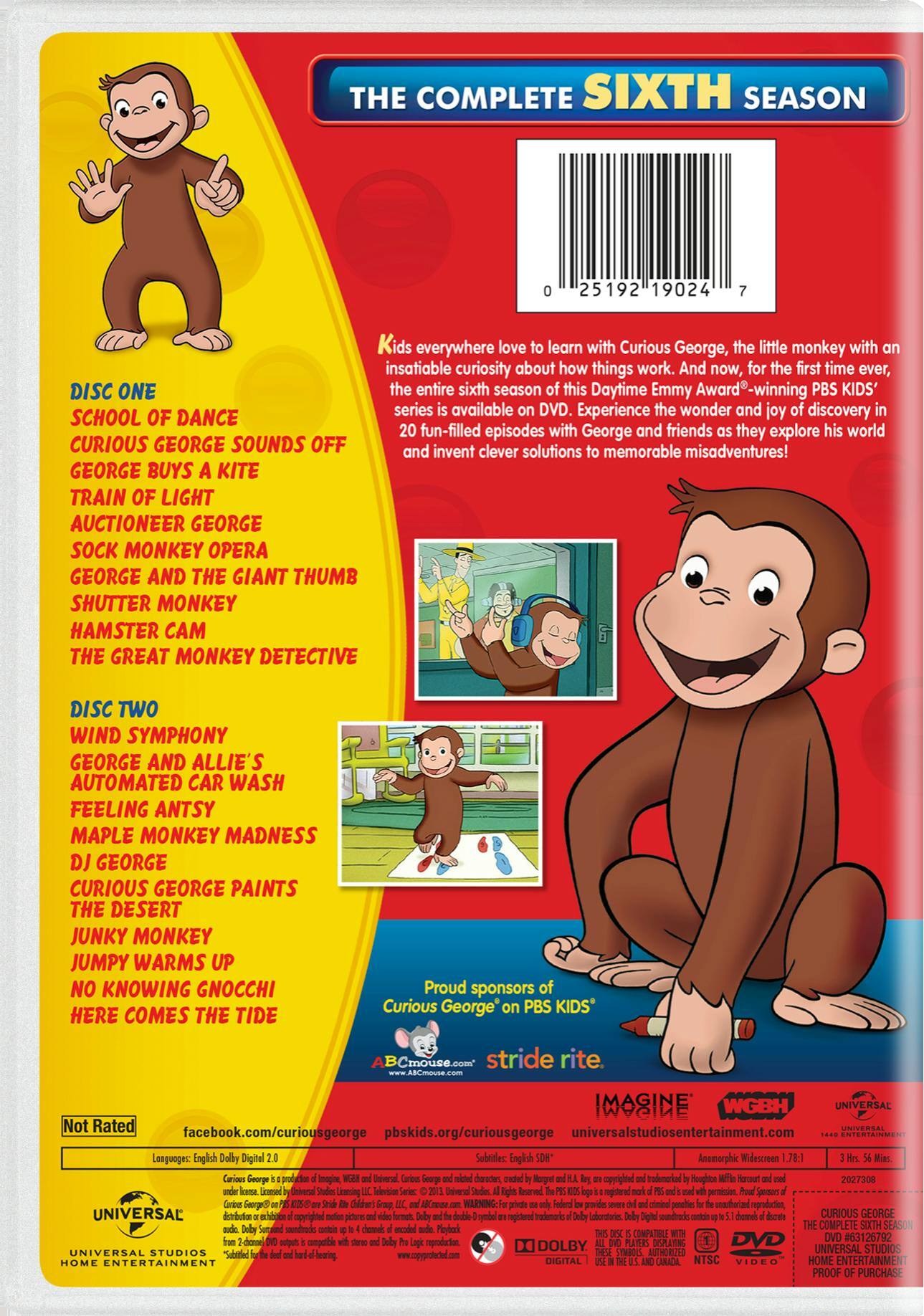 Angle. Curious George: The Complete Sixth Season [DVD].