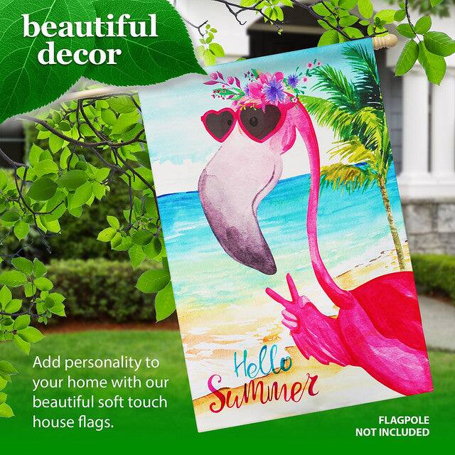 beautiful decor

Add personality to your home with our beautiful soft touch house flags.

Hello Summer

FLAGPOLE NOT INCLUDED