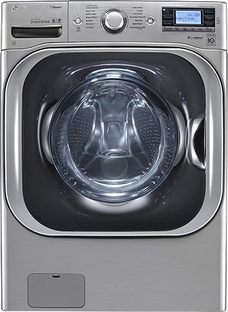 Best Buy: LG TurboWash 5.2 Cu. Ft. 14-Cycle High-Efficiency Steam Front ...