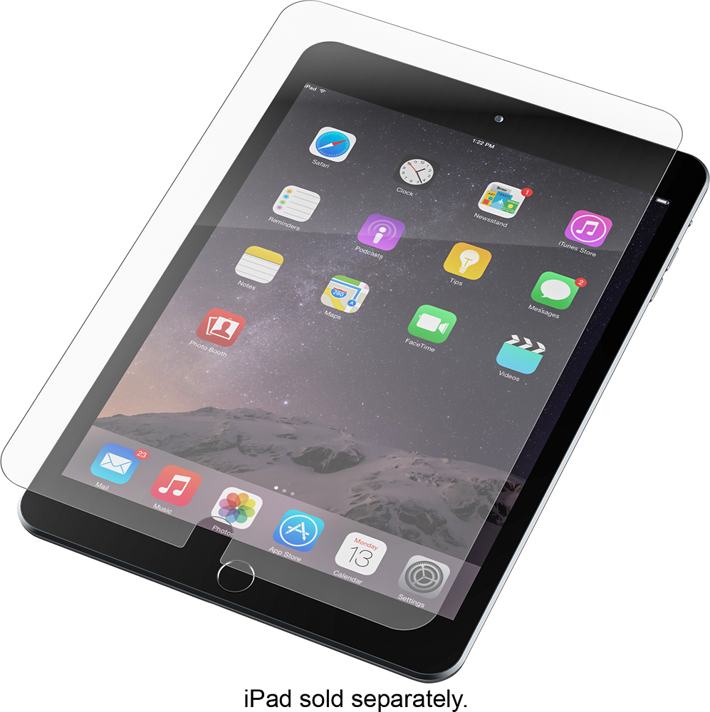 Clear ZAGG InvisibleShield HD Glass Screen Protector for Apple 10.5" iPad Pro 