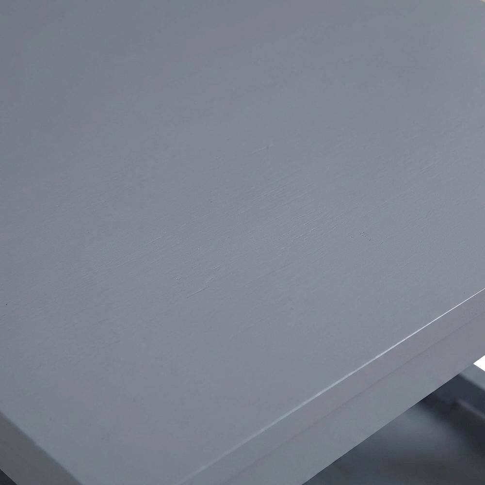 Alt View 2. FurniFact - Black End Table with Modern Design and Solid Construction - Gray.