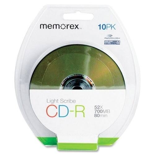 Best Buy: Memorex CD Recordable Media CD-R 52x 700 MB 10 Pack Blister ...