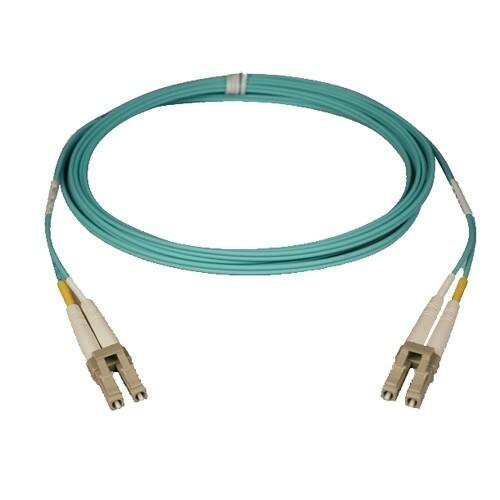 Front Standard. Tripp Lite - Fiber Optic Duplex Patch Cable - Aqua Blue.