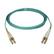 Front Standard. Tripp Lite - Fiber Optic Duplex Patch Cable - Aqua Blue.