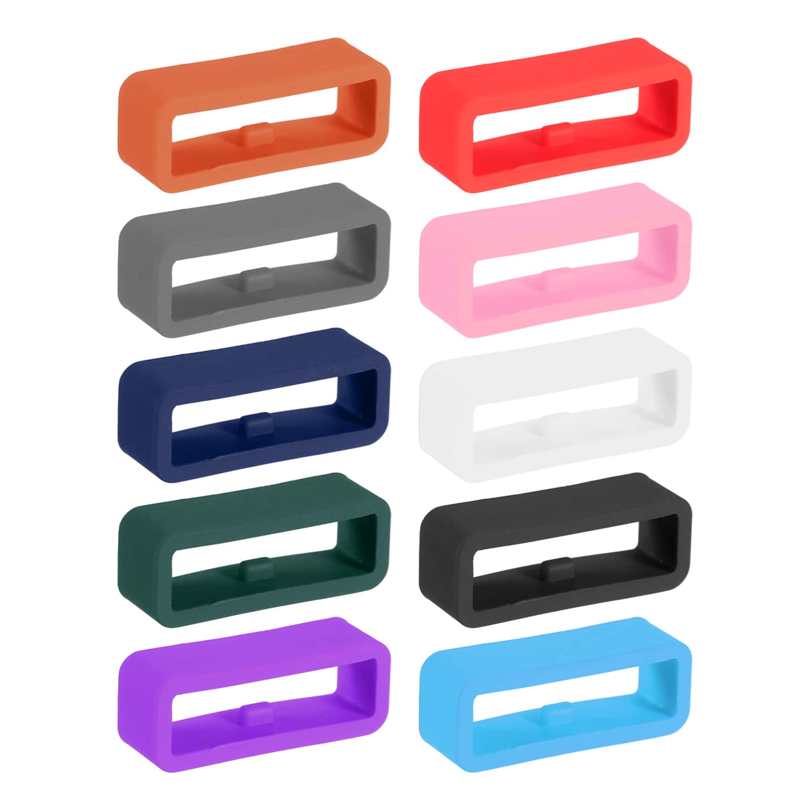 Unique Bargains - 10pcs Watch Band Holder Loop, 20mm Universal Watch Replacement Band - 10 Colors