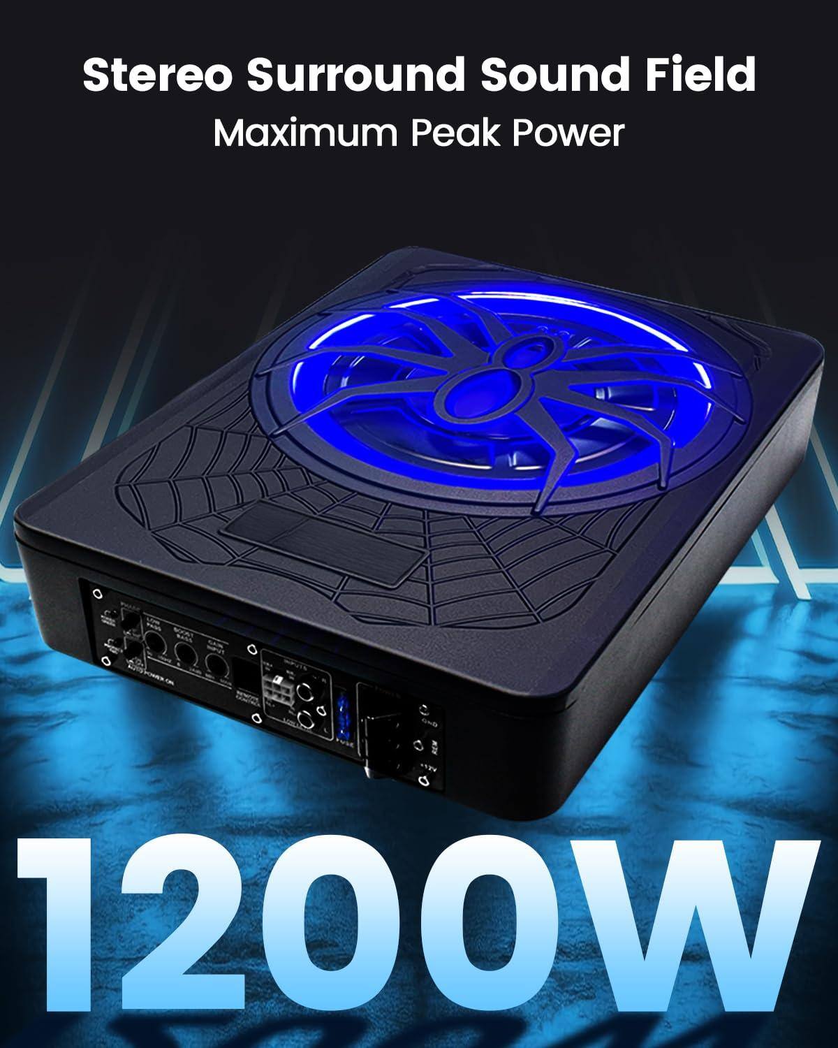 Stereo Surround Sound Field  
Maximum Peak Power  
1200W