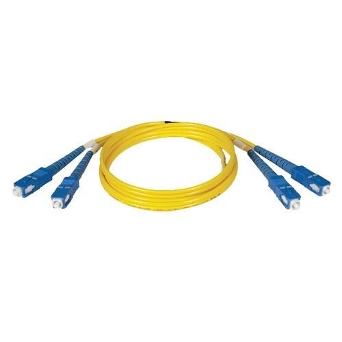 Front Standard. Tripp Lite - Fiber Optic Duplex Patch Cable - Yellow.
