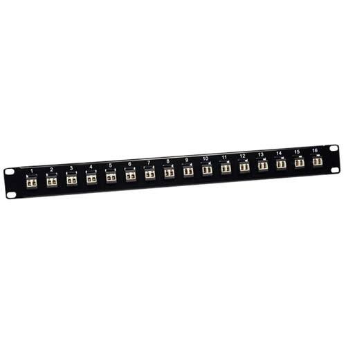 Front Standard. Tripp Lite - 16 Port Fiber Optic Patch Panel.