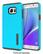 Front. Incipio - DualPro Hard Shell Case for Samsung Galaxy Note 5 Cell Phones - Blue/Gray.