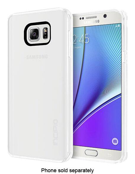 Incipio - Octane Pure Case for Samsung Galaxy Note 5 Cell Phones - Clear - Larger Front