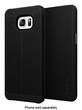 Incipio - Lancaster Folio Case for Samsung Galaxy S6 edge Plus Cell Phones - Black - Larger Front