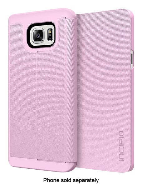 Incipio - Lancaster Folio Case for Samsung Galaxy Note 5 Cell Phones - Pink - Larger Front