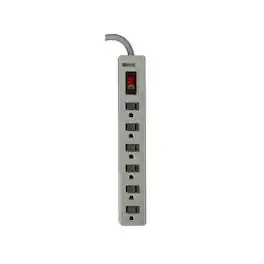 Southwire - Woods 1.5 ft. L 6 outlets Power Strip w/Surge Protection 280 J (Case of 12) - White