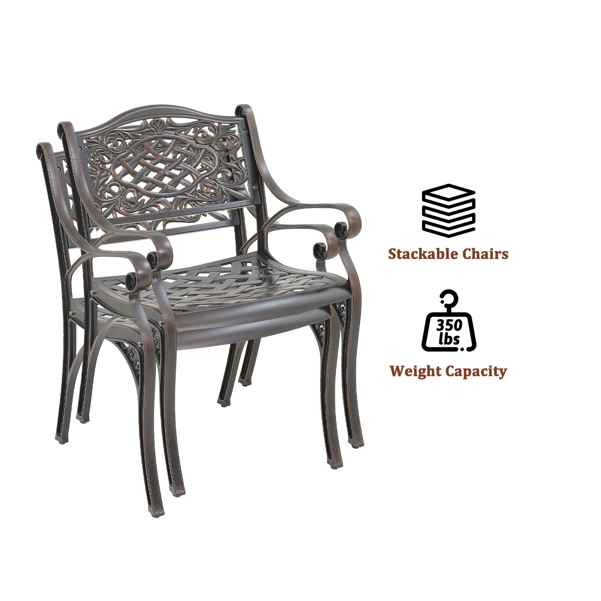 Stackable Chairs  
350 lbs Weight Capacity