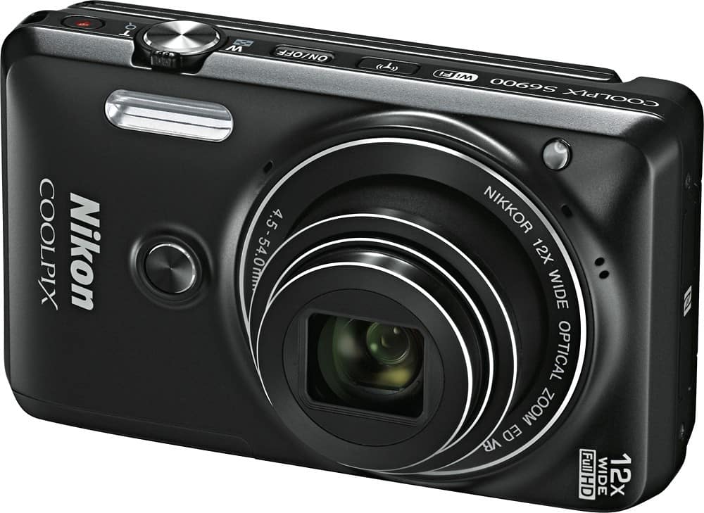 Best Buy: Nikon Coolpix S6900 16.0-Megapixel Digital Camera Black