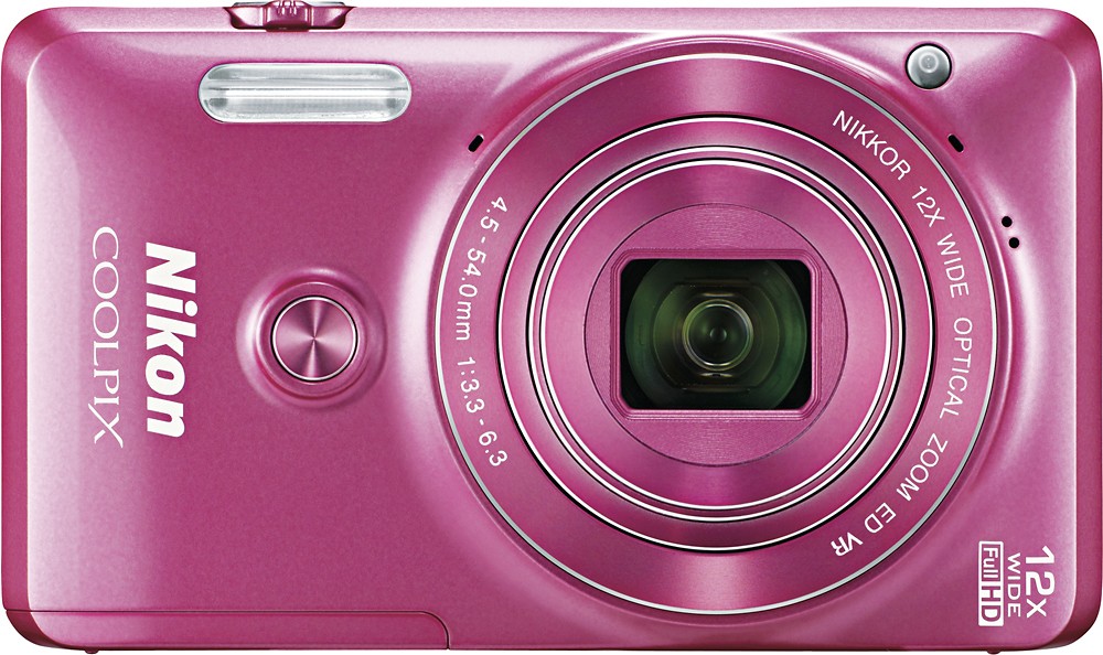 Best Buy: Nikon Coolpix S6900 16.0-Megapixel Digital Camera Pink 26474