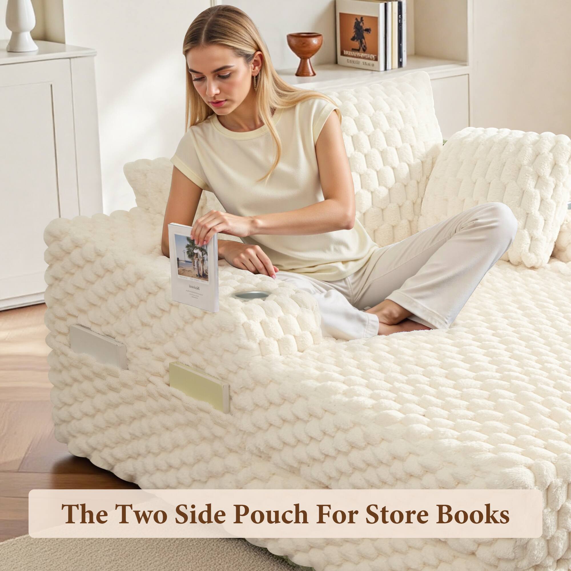 The Two Side Pouch For Store Books