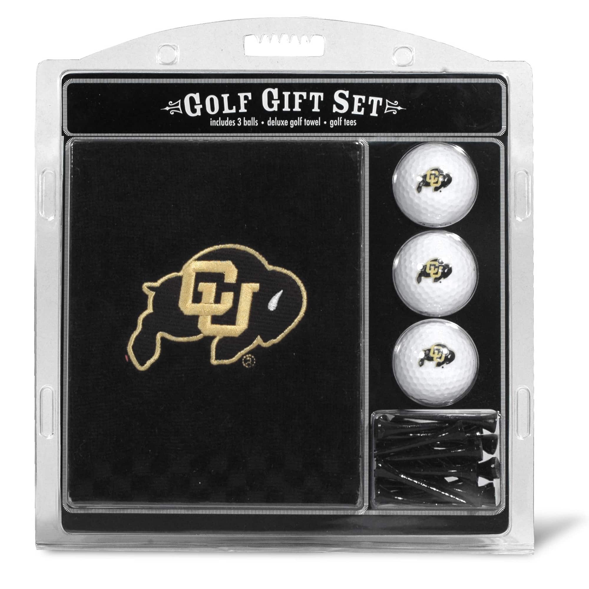 GOLF GIFT SET  
includes 3 balls • deluxe golf towel • golf tees