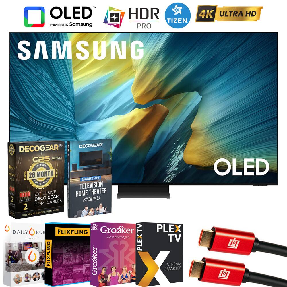 Samsung - 83" OLED 4K S95F Vision AI Smart TV (2025) w/ 26 Month Protection Bundle
