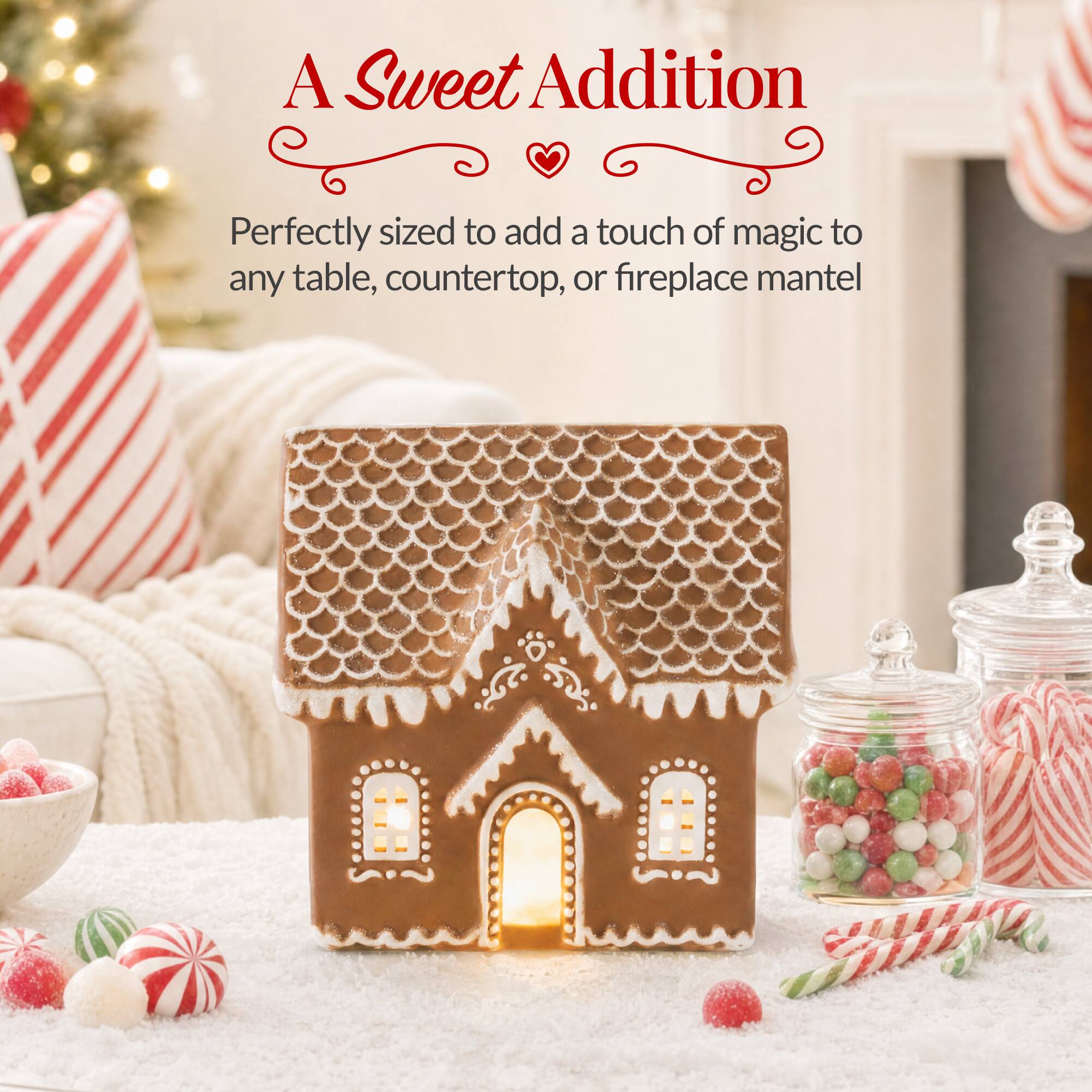 A Sweet Addition

Perfectly sized to add a touch of magic to any table, countertop, or fireplace mantel