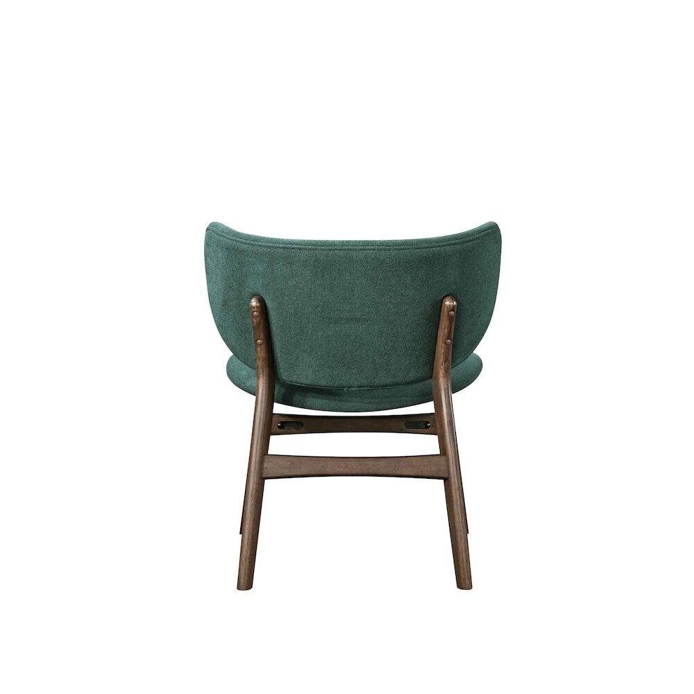 Alt View 2. New Classic Furniture - Adler 2-Piece Wood & Fabric Lounge Chair in Green - Green.