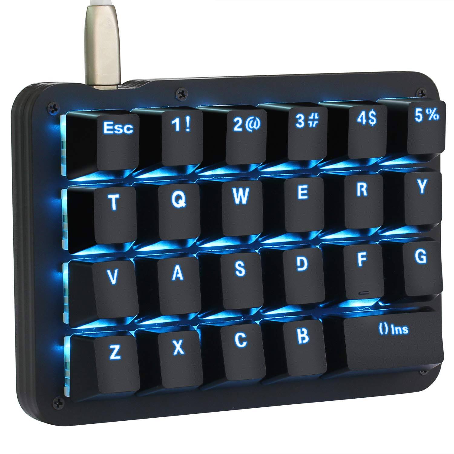 23 Keys/Blue Backlit/Blue switches