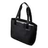 Front. ALPAKA - Laptop Tote Bag for Work & Travel,20L, Built-in Padded Sleeve for 16" Laptop, Magnetic Open-Top (No Zipper) - Black Axoflux 210D.