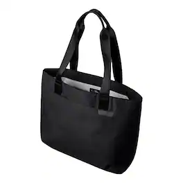ALPAKA - Laptop Tote Bag for Work & Travel,20L, Built-in Padded Sleeve for 16" Laptop, Magnetic Open-Top (No Zipper) - Black Axoflux 210D