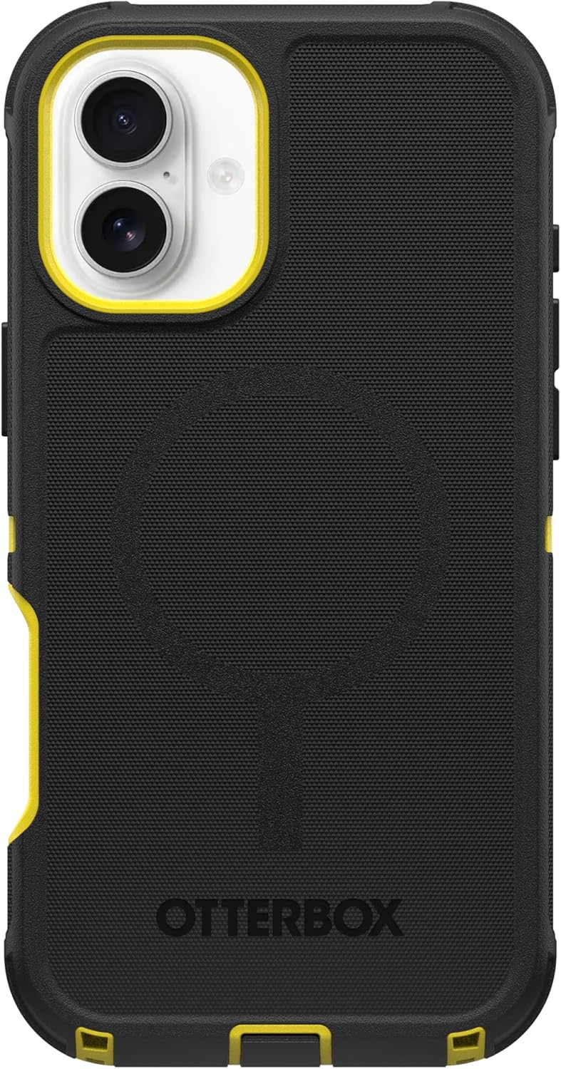 OtterBox - Defender Series Hard Shell Case With Magsafe for Apple iPhone 16 Plus - Night Rever (Yellow & Black) - Night ( Black & Yellow ) price history on PriceWatchPro