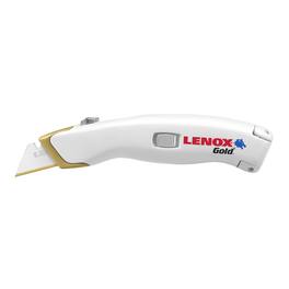 Lenox - Gold 5-1/4 in. Retractable Utility Knife White 1 pk